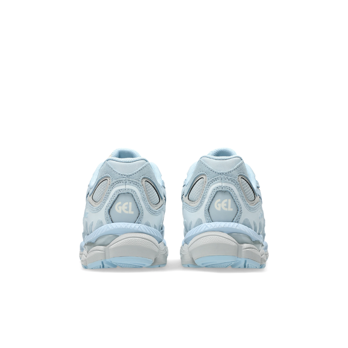 Asics Gel nyc Double Laces in Storm Cloud/ Pure Silver