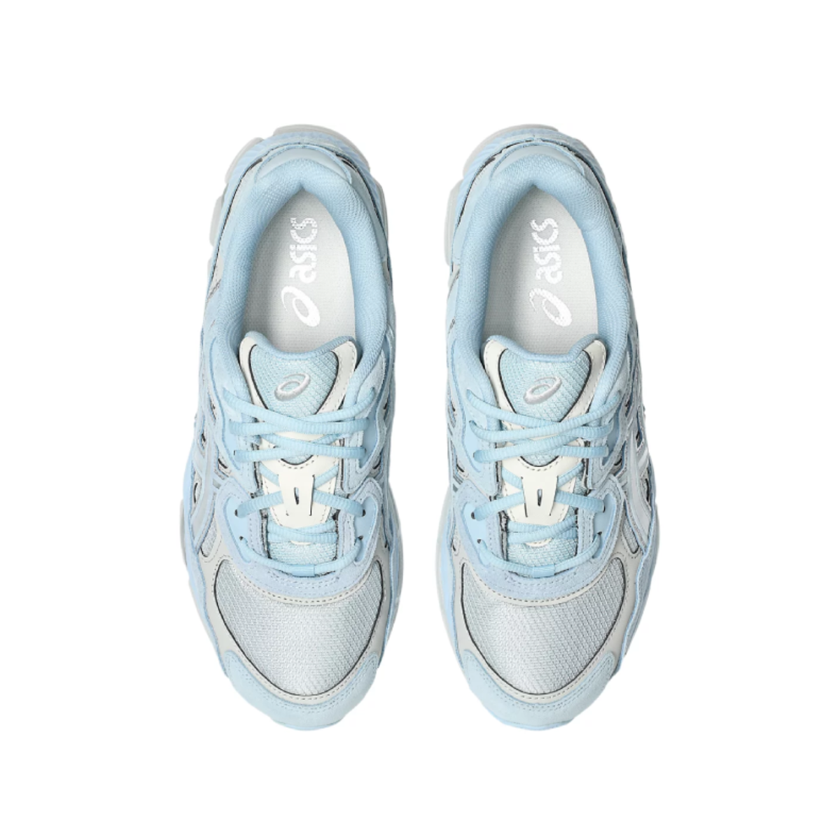 Asics Gel nyc Double Laces in Storm Cloud/ Pure Silver