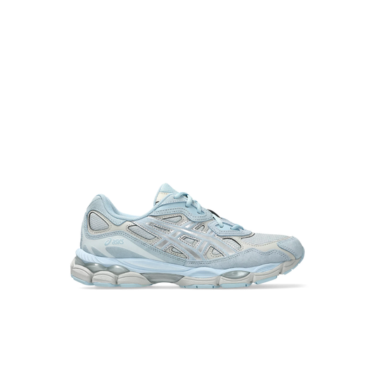 Asics Gel nyc Double Laces in Storm Cloud/ Pure Silver