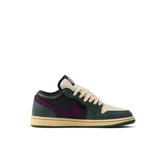 Jordan 1 Low SE Vintage Green Night Purple